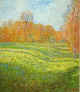 Claude Monet Meadow at Giverny painting